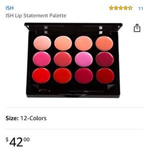 ISH lip palette still in packaging!